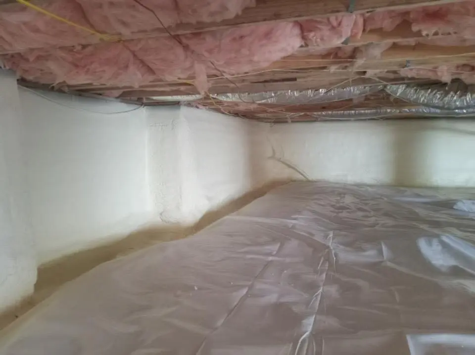 Crawl space encapsulation with closed-cell spray foam for Flat Roof Repair in Sleepy Hollow