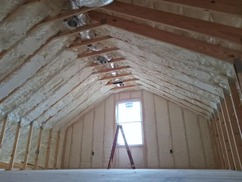 Spray foam roofing application for Crawl Space Insulation project in Sleepy Hollow